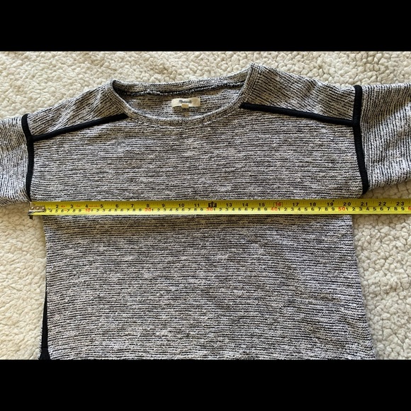 Madewell sculpture crop sweater top chunky JCrew - Picture 3 of 12